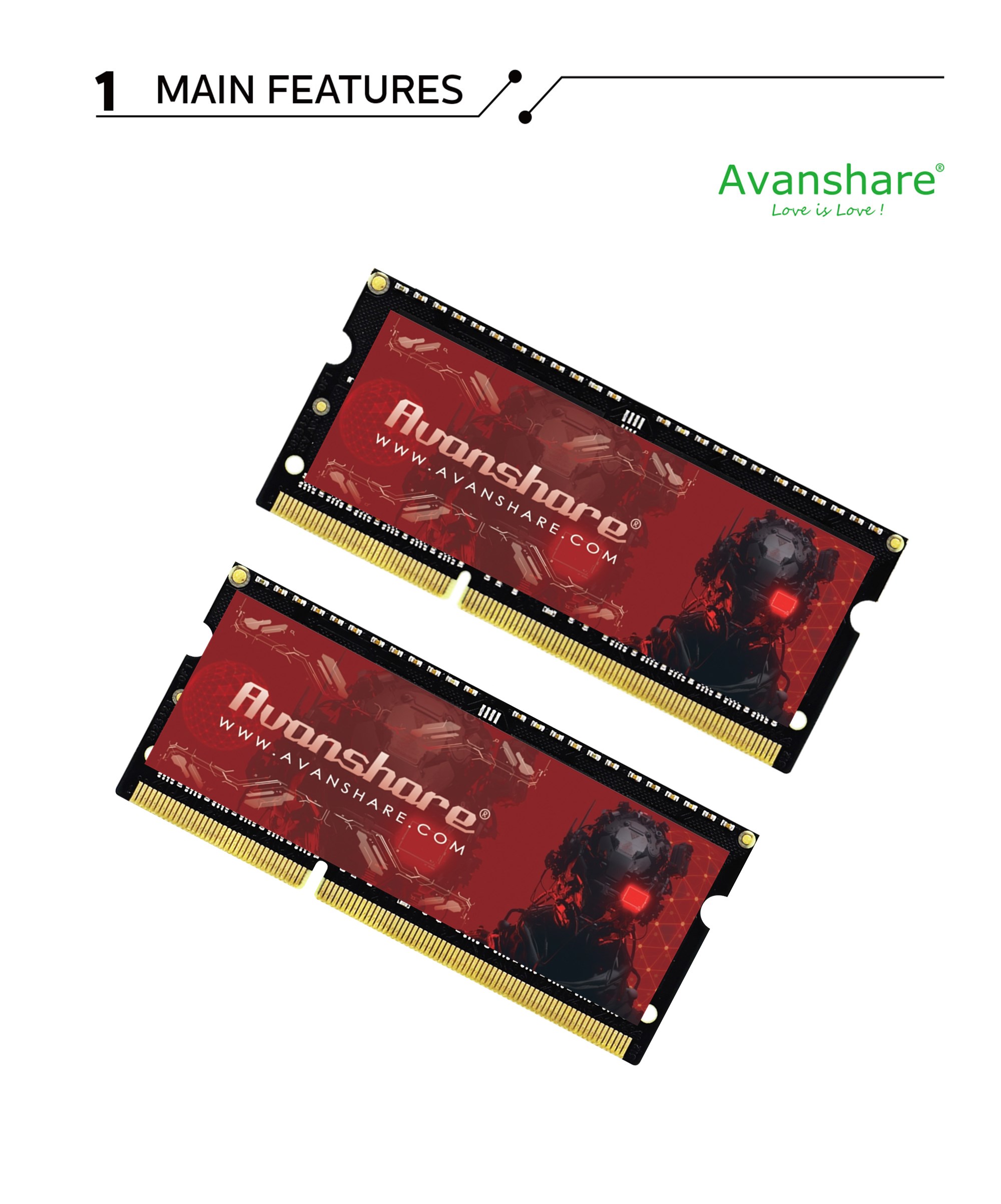 Ddr4 3200 16Gb - Memoria RAM Avanshare DDR5 DDR4 DDR3