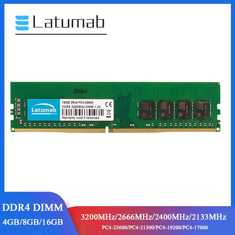 Ddr4 3200 16Gb - Latumab RAM DDR4 Memoria desktop 2666