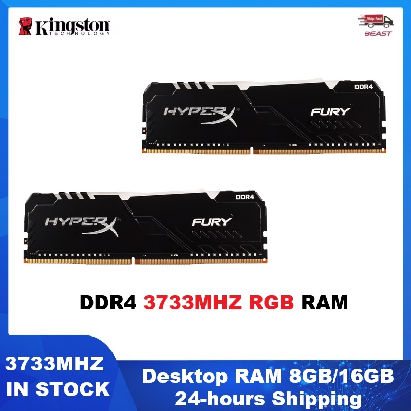 Ddr4 3200 16Gb - Memoria Desktop HYPERX FURY DDR4 RGB