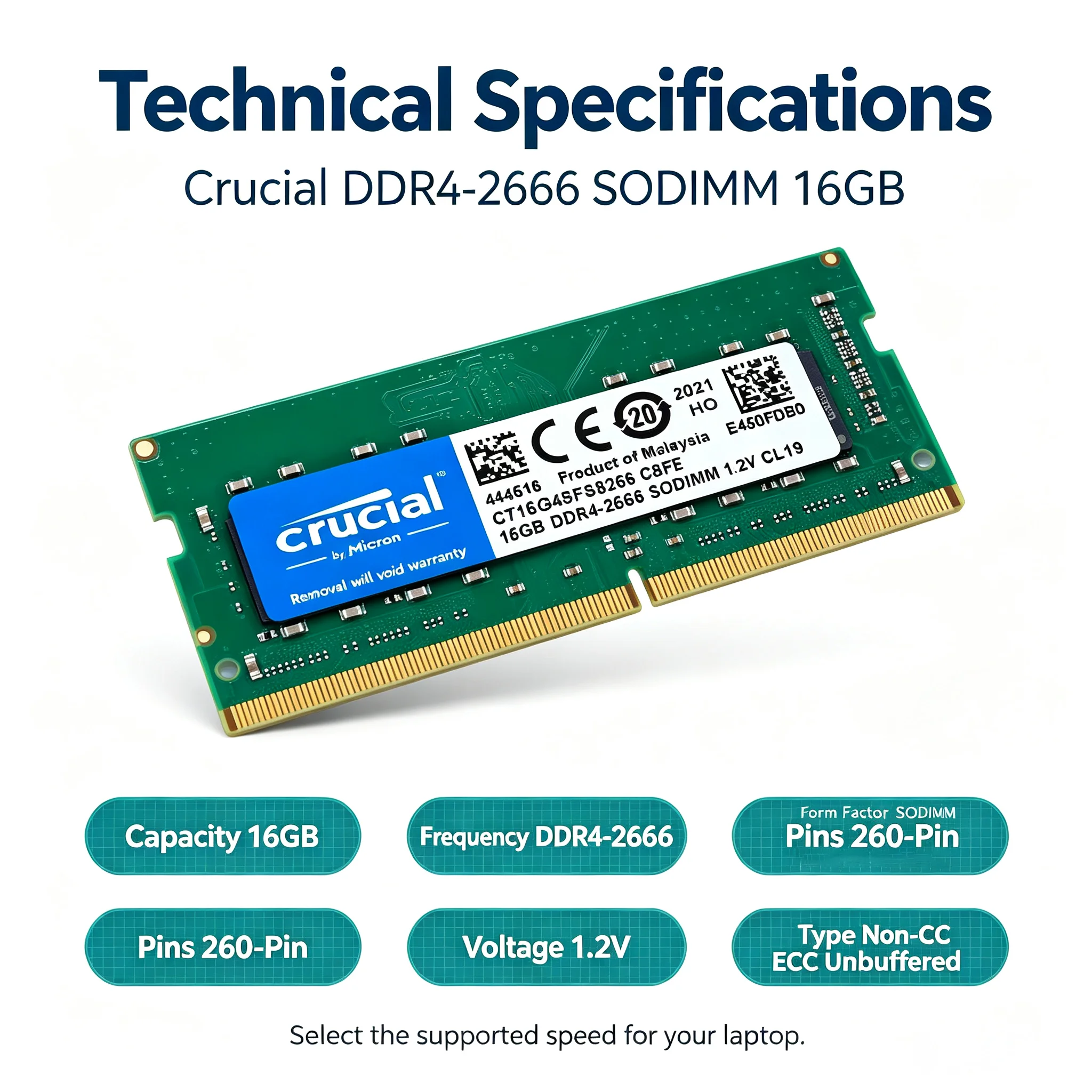 Memoria RAM DDR4 per laptop, f - Ddr4 3200 16Gb recensione e prezzo