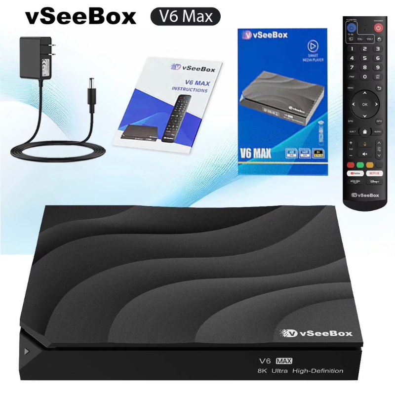 vSeeBox V6 Max |   64GB 8K HD  - Ddr3 8Gb recensione e prezzo